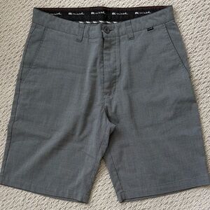 Travis Mathew Gray Flat Front Men's Shorts